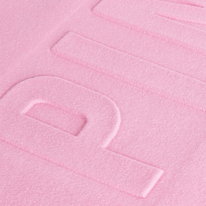 Personalizado 380 GSM 100% algodón de alta calidad cuello redondo Casual algodón pesado en relieve pulóver mujer sudadera 2026 - Product Image 3