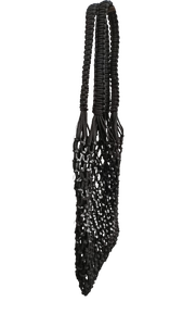 กระเป๋าถือเชือกชายหาดผ้าโพลีเอสเตอร์ทำมือเปิดปิดกันน้ำมีโลโก้กำหนดได้เองสำหรับผู้หญิงฤดูร้อน - Product Image 4