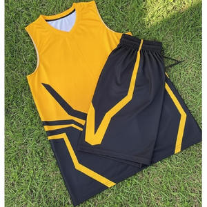 Uniforme de Baloncesto Personalizable, Ropa de Entrenamiento de Baloncesto Sublimada, Uniforme de Baloncesto Reversible de Doble Cara de Secado Rápido - Product Image 1