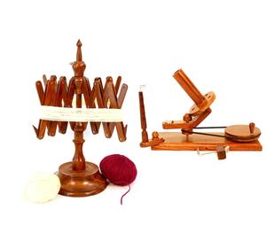 Enrouleur de boule de fil rapide Enrouleur en bois Crochet Cadeaux pour tricoter Belle - Product Image 1