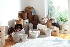 <b>Rattan</b> Round <b>Storage</b> <b>Box</b> with Inset Handles Handmade <b>Storage</b> <b>Box</b> Eco-Friendly Natural Home and Home Decor Wholesale from Vietnam - Product Image 5