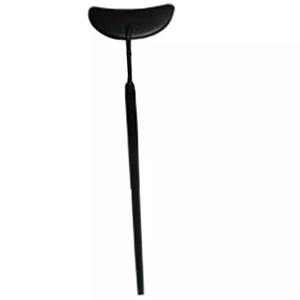 Miroir cosmétique ovale de haute qualité pour extensions de cils avec poignée colorée, éclairé, grossissement 3x, en acier inoxydable - Product Image 1