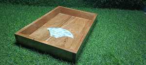 Postre de madera de lujo y bandeja de chocolate con Incrustaciones de nácar vajilla personalizable hecha a mano para juegos de regalo de Ramadán y Eid - Product Image 6