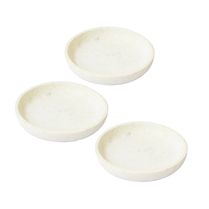 Tazón Redondo de Mármol Natural Hecho a Mano de Lujo, Vajilla Elegante para Cocina, Mesa de Comedor, Exhibición de Alimentos, Suministro al por Mayor - Product Image 3