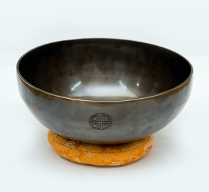 Mantra tibétain de couleur noire avec nœud de chant de sculpture d'art | Thérapie sonore et méditation Yoga décoration de la maison article cadeau - Product Image 5