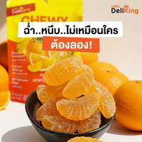 Kauwbaar sinaasappel fruitgelei 80g zakje 100% natuurlijke gezonde snack 18 maanden houdbaarheid Verwerkt landbouwproduct Thailand Chonburi