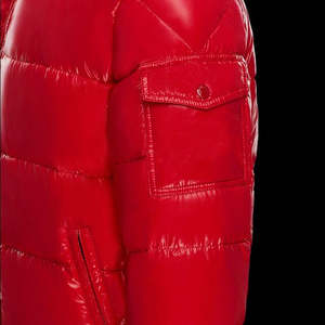 Veste matelassée en toile pour homme grande taille, coupe-vent, imperméable, respirante, avec fermeture éclair, couleur personnalisée, chaude pour l'hiver, avec capuche, style urbain, qualité supérieure - Product Image 5