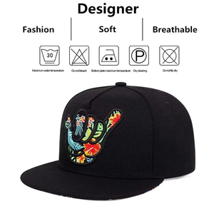 Gorra de camionero de alta calidad personalizada Unisex dedos coloridos bordado Hip-hop sombreros al aire libre gorras de béisbol casuales ajustables - Product Image 5