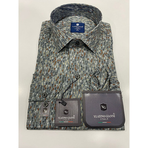 Chemise en popeline 100% coton pour homme, coupe ajustée respirante, col montant, fabriquée en Turquie, haute qualité, sans manches, classique - Product Image 1