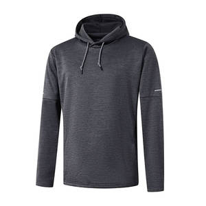 เสื้อฮู้ดผ้าฟลีซเนื้อนุ่มพิเศษพร้อมกระเป๋าจิงโจ้สำหรับผู้ชาย ขายดี แฟชั่นเสื้อสเวตเชิ้ตสีพื้น - Product Image 4