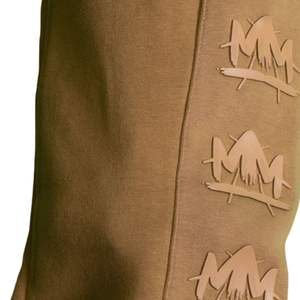 Pantalon de survêtement en coton épais marron pour homme, coupe décontractée, poche zippée, pantalon de jogging décontracté, pantalon de sport ample, streetwear - Product Image 4