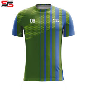 Camiseta de fútbol con estampado de sublimación, kits de camiseta de fútbol transpirable personalizados, uniformes de equipo escolar, Kit de ropa de equipo de fútbol - Product Image 1