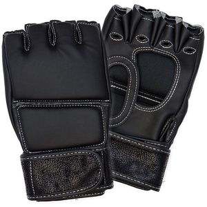 Guantes de MMA de Media Palma Transpirables de Primera Calidad, Servicio OEM, Mejor Precio, Material Duradero, Guantes de Entrenamiento de Cuero para Hombre - Product Image 2