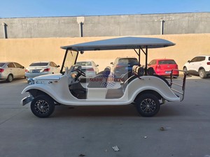 Voiturette de golf classique 6 places 48 V à batterie au plomb et moteur AC, vitesse 50 km/h, configuration 4+2, prête à être expédiée – Meilleures ventes - Product Image 2