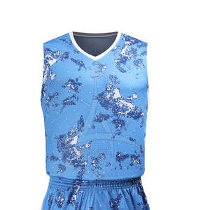 Uniforme de basket-ball personnalisé de haute qualité, grande taille, respirant, réversible, 100% polyester, pour vente en ligne - Product Image 2