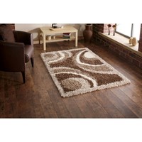 Tapis moderne abstrait fait main en polyester moelleux antidérapant, tapis épais et duveteux, tapis de couloir, salon, hôtel, tapis tissé durable