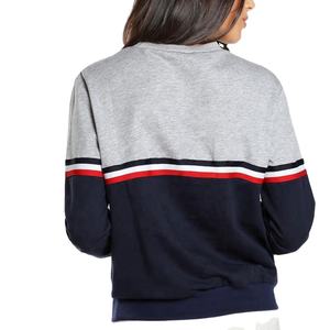 สเวตเตอร์แบบสวมหัวแขนยาวสีกรมท่าสำหรับผู้หญิงฤดูใบไม้ร่วงเสื้อสเวตเตอร์ถักสีพื้นเสื้อสเวตเตอร์คอกลมสำหรับผู้หญิง - Product Image 6