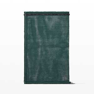 Style Vintage 1 Boisseau (50 Lb.) Sac simple vert de maille durable portatif et lavable de polyester et élégant pour le stockage - Product Image 1