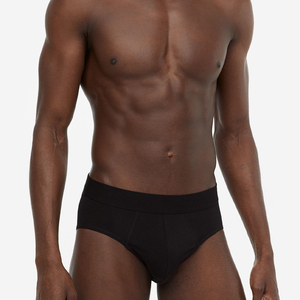 Venta al por mayor de ropa interior sin costuras para hombre de diseño de logotipo personalizado de cintura baja de alta calidad de seda de hielo suave transpirable Sexy Calzoncillos bóxer para hombre - Product Image 4