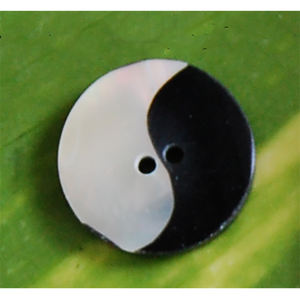 Botones Redondos Hechos a Mano con Diseño de Concha Real, Estilos de Arte Chino con Motivos de Conchas Marinas, Incluyen Joyería de Ángeles Budistas - Product Image 4