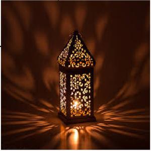 Linterna decorativa artesanal, decoración interior, farolillos marroquíes de Metal marroquí para decoraciones navideñas - Product Image 3