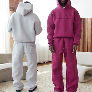 ชุดวอร์มถักสำหรับผู้ชายชุดกีฬาสองชิ้นระบายอากาศชุดวิ่งแบบลำลอง - Product Image 3