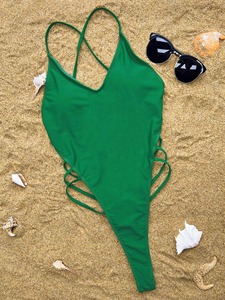 Nuevo traje de baño de tela Sexy Bikini de dos piezas Triángulo Bolsa Perla Transpirable Ropa de playa Bikini al por mayor - Product Image 4