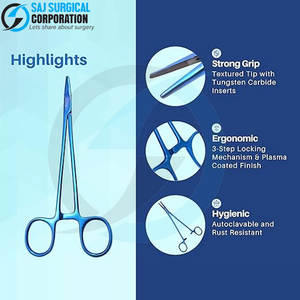 En couleur bleue disponible porte-aiguilles de vente directe d'usine porte-aiguilles dentaires médicaux porte-aiguilles à bas prix - Product Image 3