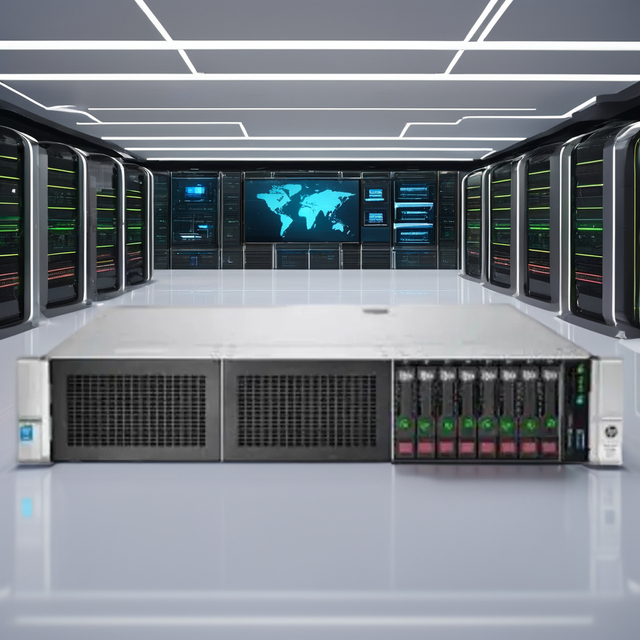 Used DL380 Gen9 2U Rack Server with Xeon E5-2630 V4 64GB DDR4 8SFF 500W for Database and Compute