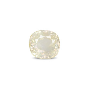 Saphir Jaune Naturel de 3,44 Carats (Pukhraj) - Pierre Précieuse Facettée Taille Émeraude - Product Image 1