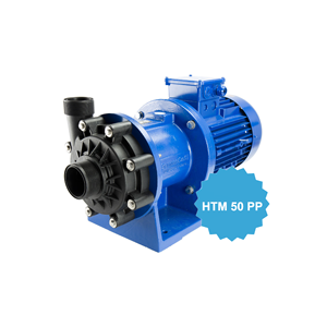 Pompe centrifughe magnetiche anticorrosione modello htm50 PP con motore 5,5KW per acidi - Product Image 1