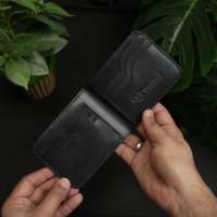 Dompet Lipat Pendek Kulit Veg Tan Premium Vintage Buatan Tangan Tipis Tahan Lama Klasik Minimalis Garansi 5 Tahun