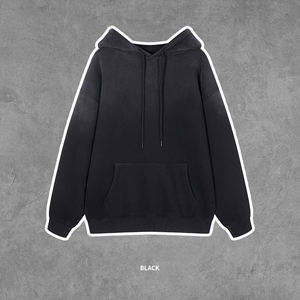 Pull streetwear surdimensionné délavé à l'acide vintage, sweats à capuche pour hommes, sweat streetwear personnalisé de haute qualité, pull blanc polaire vintage - Product Image 6