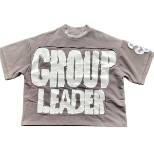 เสื้อยืดฮิปฮอปปักลายถักนิตติ้ง ผ้าฝ้าย 100% เป็นมิตรกับสิ่งแวดล้อม ระบายอากาศได้ดี คุณภาพสูง ขายดี ราคาสมเหตุสมผล - Product Image 4