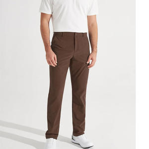 Pantalon de golf pour hommes en matériau extensible personnalisable OEM Vêtements de sport respirants et élégants pour les événements de marque - Product Image 2