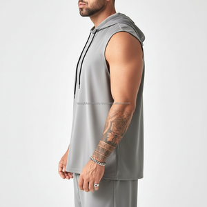 Débardeur de musculation unisexe - Design dos nageur, tissu ultra léger, col drapé, poches pour la gym, le crossfit et l'entraînement intensif - Product Image 3