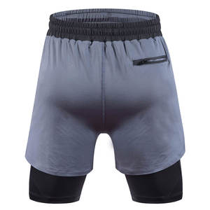 Ropa de gimnasio Pantalones cortos para hombres Pantalones cortos de entrenamiento de fitness Gimnasio Tallas grandes Color oscuro Pantalones cortos de gimnasio para hombres de alta calidad - Product Image 2