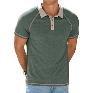 Camiseta Polo para hombre con cierre de botón de cuello, manga corta, adecuada para uso diario, Uso corporativo y servicio de logotipo personalizado - Product Image 6
