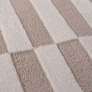 Tapis de sol géométrique beige en jute résistant aux taches Netline Home Loft - Product Image 3