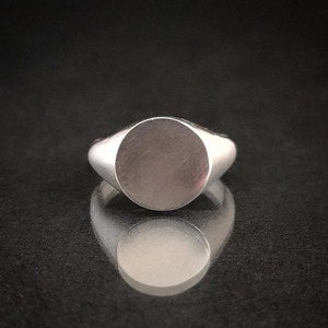 Anillo de sello redondo de 12mm de Plata de Ley 2025 auténtica de alta calidad 925 para ajuste de grabado para hombres y mujeres, joyería nueva fina para manualidades - Product Image 5