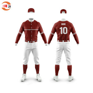 Conjunto de camiseta de béisbol profesional de alta calidad y peso ligero personalizado 2023, ropa deportiva de mejor diseño que incluye opciones de talla grande - Product Image 4