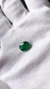 AAA พลอยสีเขียวแซมเบียมรกตสีเขียวคุณภาพได้รับการรับรองคุณภาพที่ดีขัดที่สมบูรณ์แบบตัดรูปไข่อัญมณีธรรมชาติสำหรับทำเครื่องประดับหลวม - Product Image 3