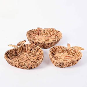 Bandeja de Jacinto de Agua en Forma de Hoja, Bandejas de Contenedor Tejidas a Mano al por Mayor, Suministro de Tamaños Grandes y Pequeños - Product Image 4