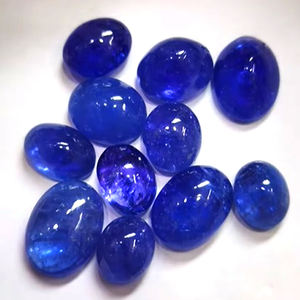 Lote de 11 Piezas de Tanzanita Natural de 12mm a 17mm, Cabujón Ovalado, 112 Quilates, Venta Iroc, Piedras Preciosas Sueltas de Alta Calidad, US$359 por Todo - Product Image 1