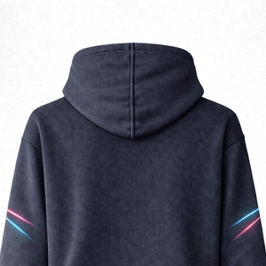 Sudaderas con capucha de alta demanda, de algodón y forro polar, unisex, con cremallera, estilo casual urbano, producción al por mayor para invierno - Product Image 5