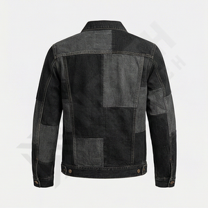 Veste en jean pour homme de haute qualité, coupe ajustée, style décontracté, broderie de logo, vêtements de club, promotion de la marque, vêtements d'extérieur tendance - Product Image 2