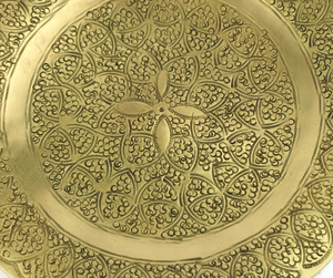 Bandeja Redonda de Metal para Chocolate, Moderna y de Lujo, Artesanía Hecha a Mano, Multifuncional para Hoteles, Tiendas de Regalos, Presentaciones Navideñas - Product Image 3