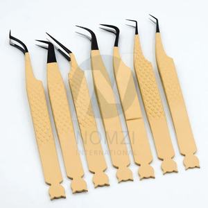 แหนบคีบขนตาสแตนเลสปลายแหลมวัสดุที่ยั่งยืน2024พิมพ์โลโก้แบบใหม่ล่าสุดสำหรับคิตตี้ - Product Image 1