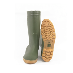 Chaussures de sécurité AP Boots 9506 vertes - Haute durabilité, imperméables, en PVC, avec embout en acier - Product Image 1
