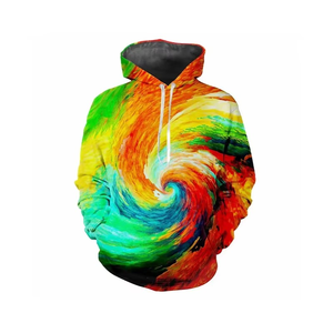 Sudadera con Capucha Estampada en 3D Personalizada OEM ODM, Sudadera Holgada con Forro Polar y Pigmentos Coloridos para Hombre, Estilo Urbano, Venta al por Mayor - Product Image 4